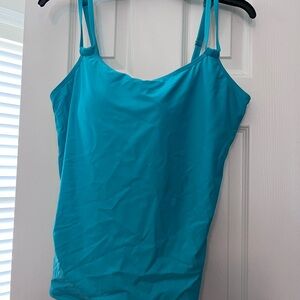 Women’s Turquoise NWT Sunsets Tankini Top